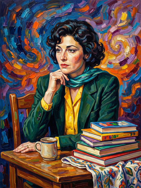 Thoughtful Scholar Portrait (Diamond Painting) Diamond Painting kit