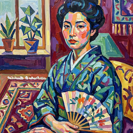 Modern Kimono Portrait Study