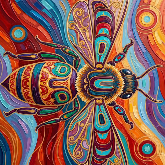Sacred Psychedelic Bee Flow