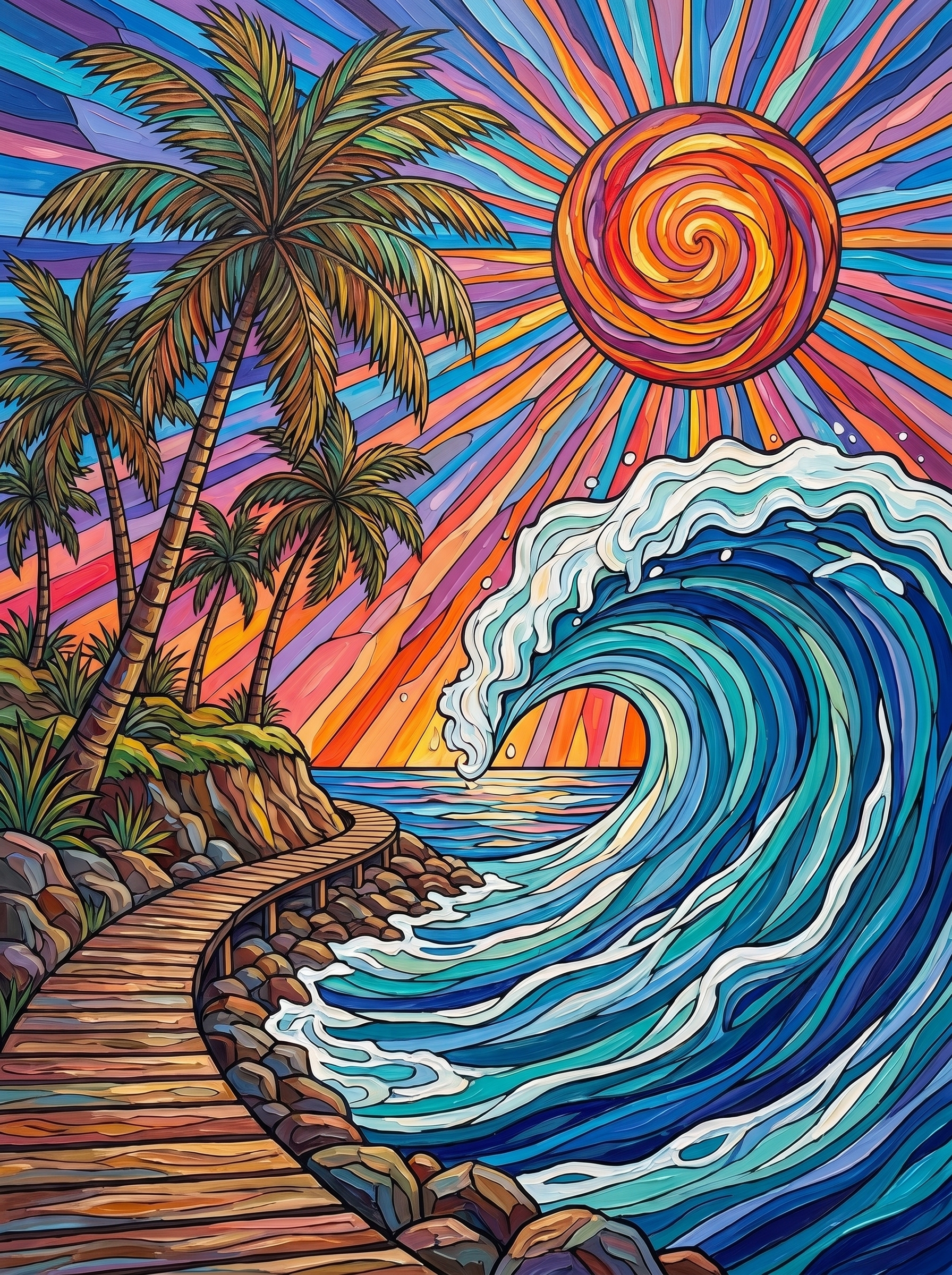 Sunwave Paradise (Diamond Painting)