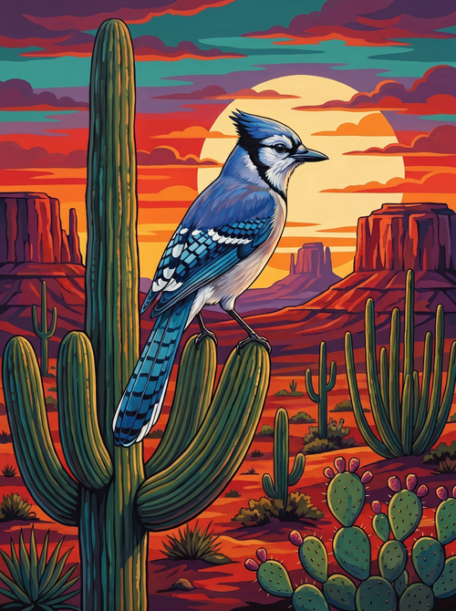 Blue Jay Sunset