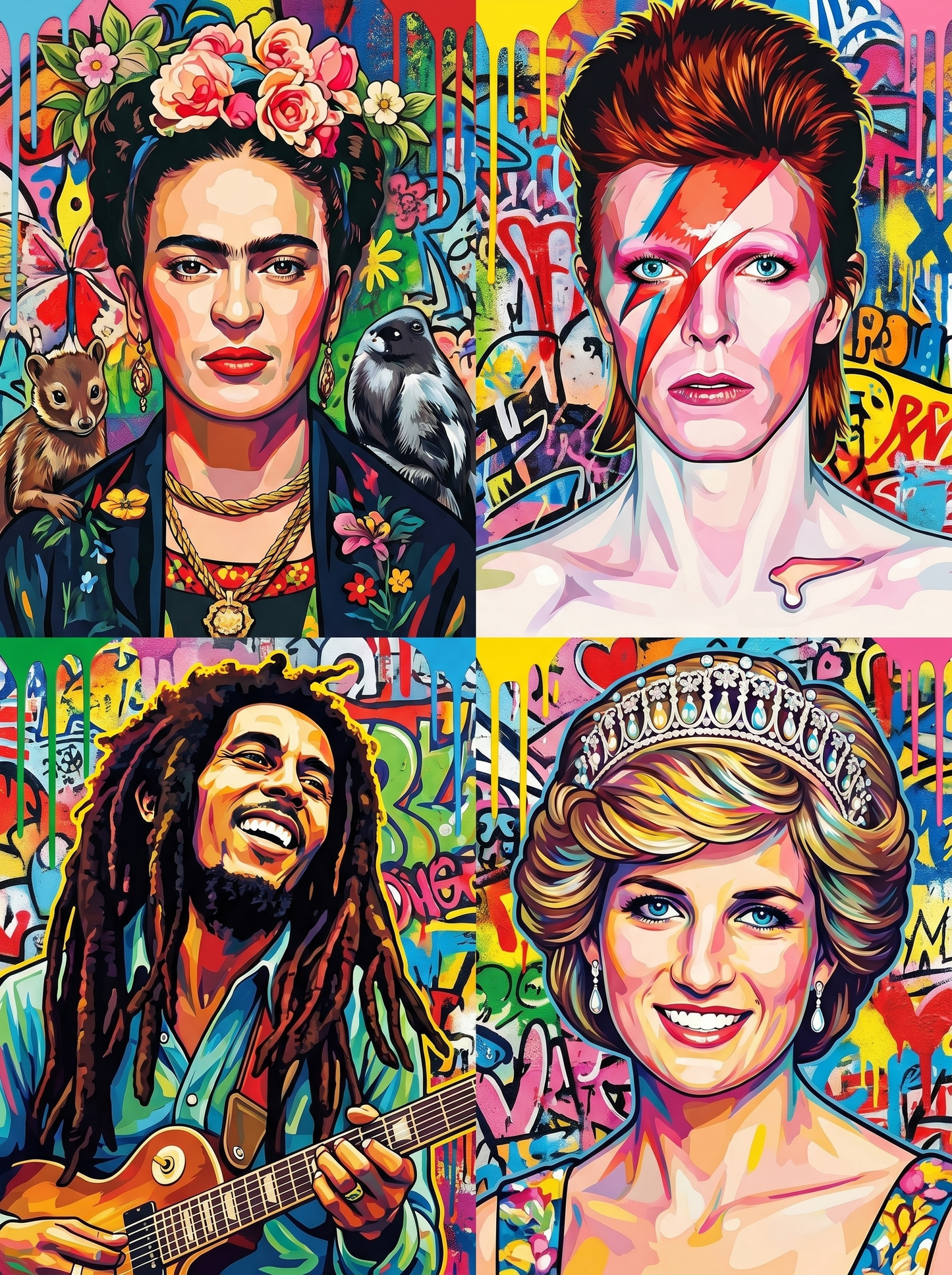 Icons of Color People Paint by Numbers kit