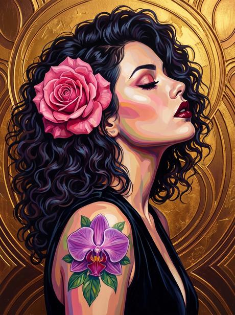 Velvet Rose Muse People Paint by Numbers kit