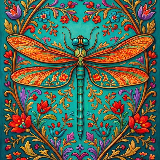 Turquoise Dragonfly Garden