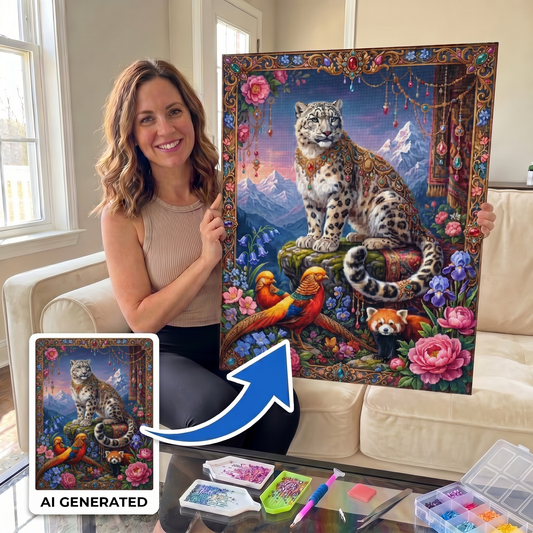 Custom AI Diamond Painting Kit