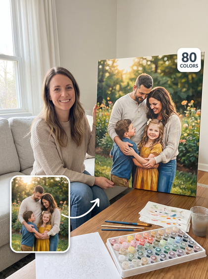 80 Color Custom Paint by Numbers