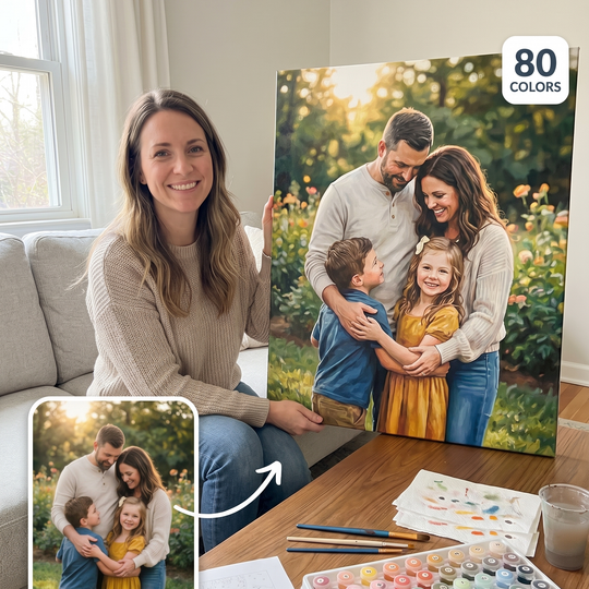 80 Color Custom Paint by Numbers
