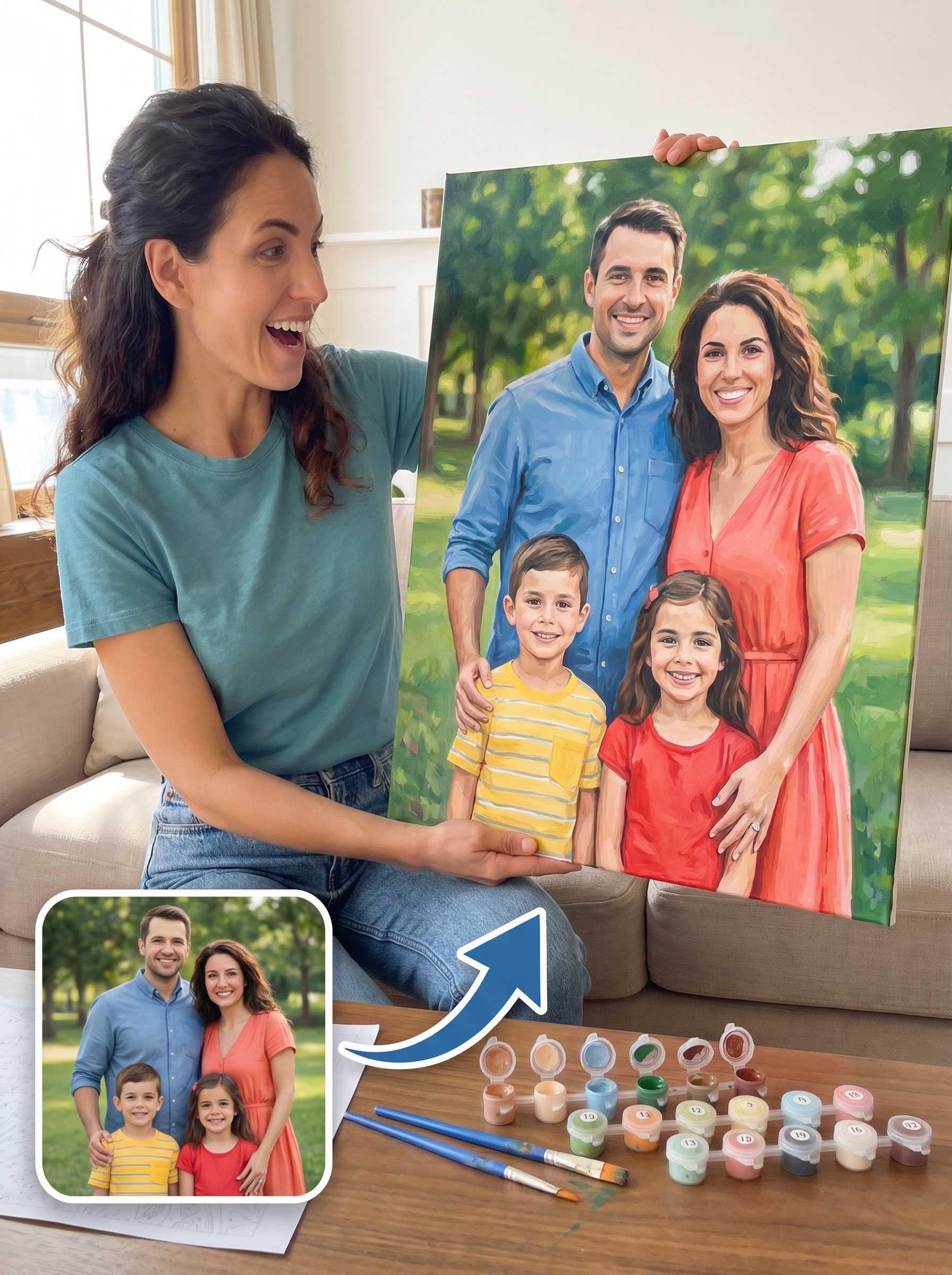 Custom Paint by Numbers — paint by numbers kit