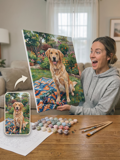 Pet Custom Paint by Numbers