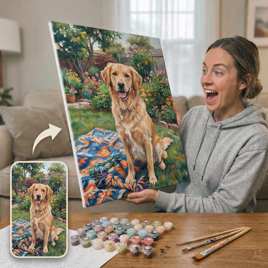 Pet Custom Paint by Numbers