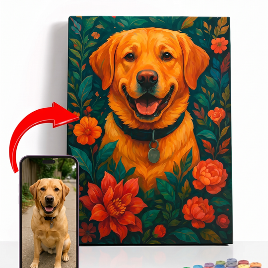 Pet Custom Paint by Numbers (Style III)
