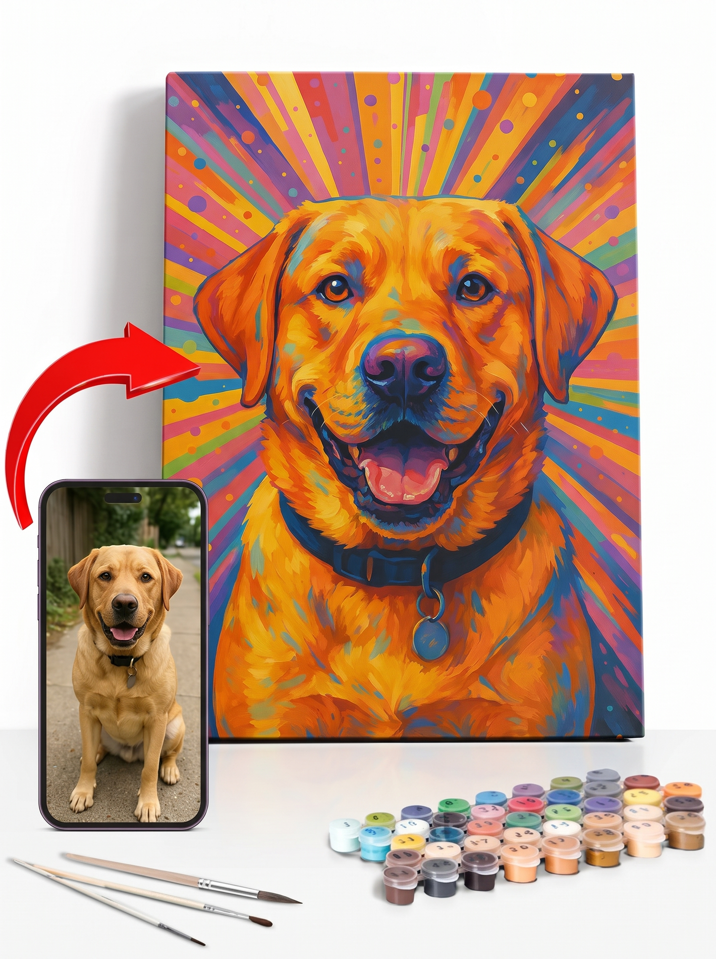 Pet Custom Paint by Numbers (Style I)