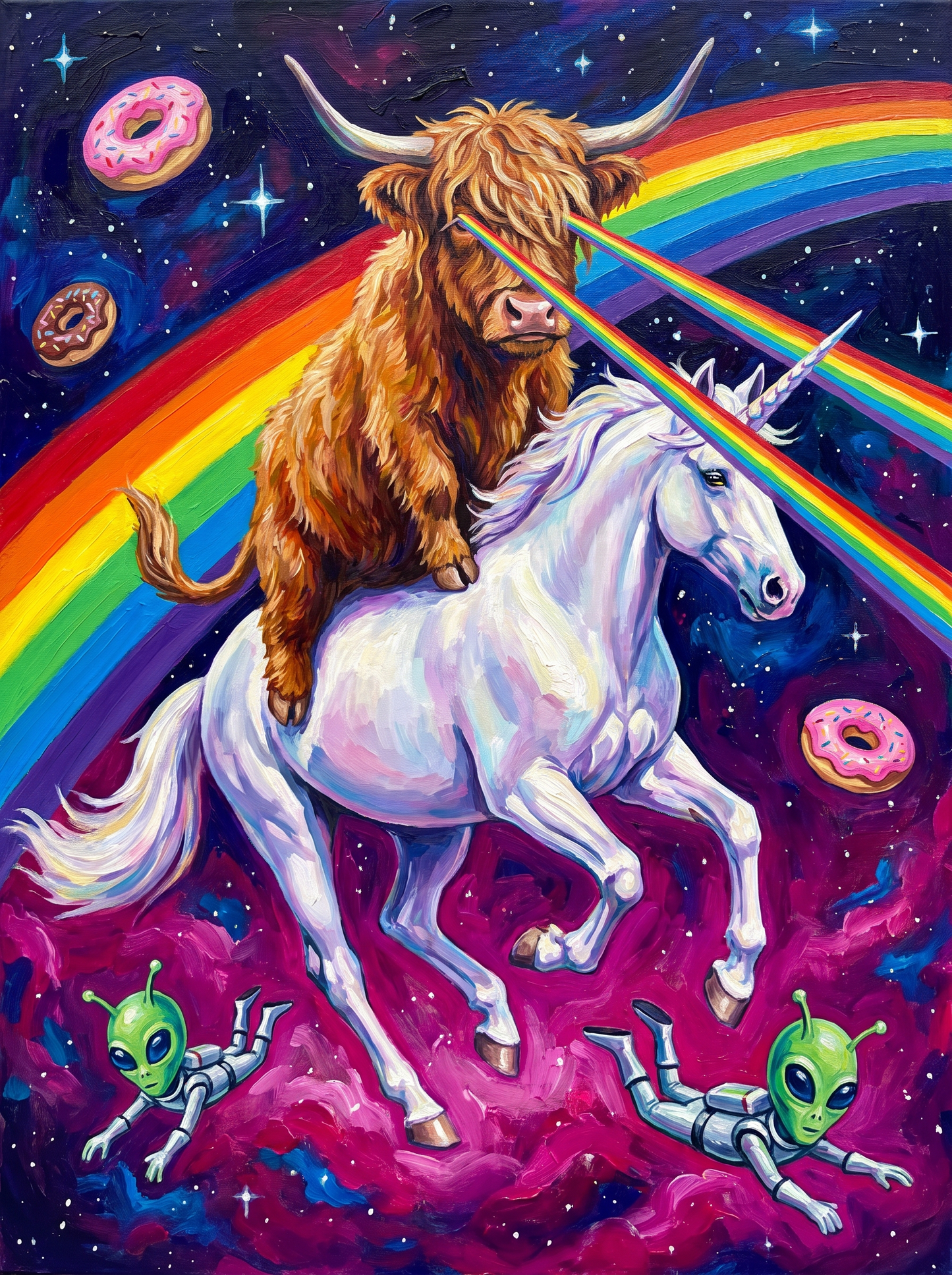 Highland Cow Unicorn