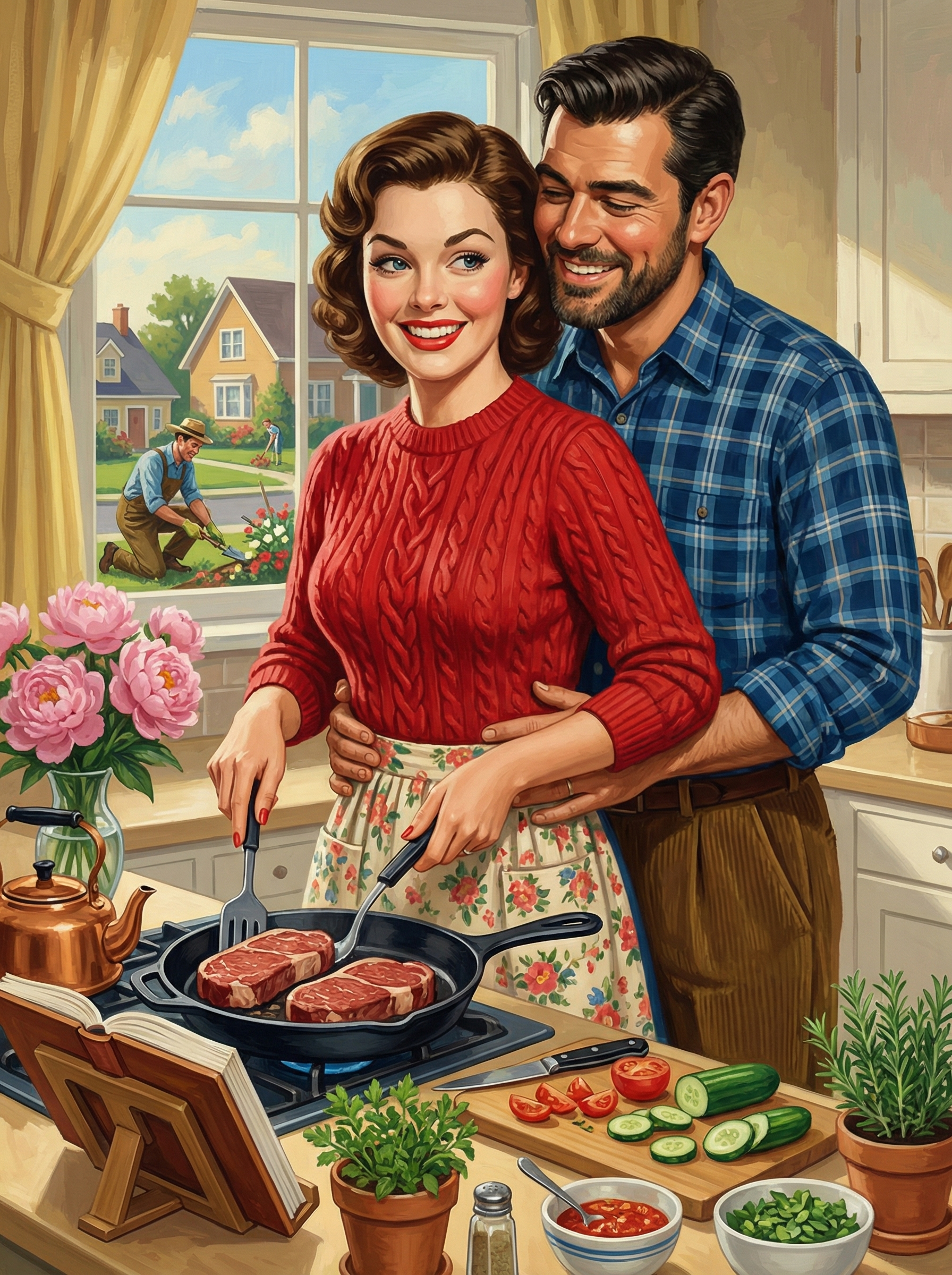He Helps by Watching (100 Color Diamond Painting)