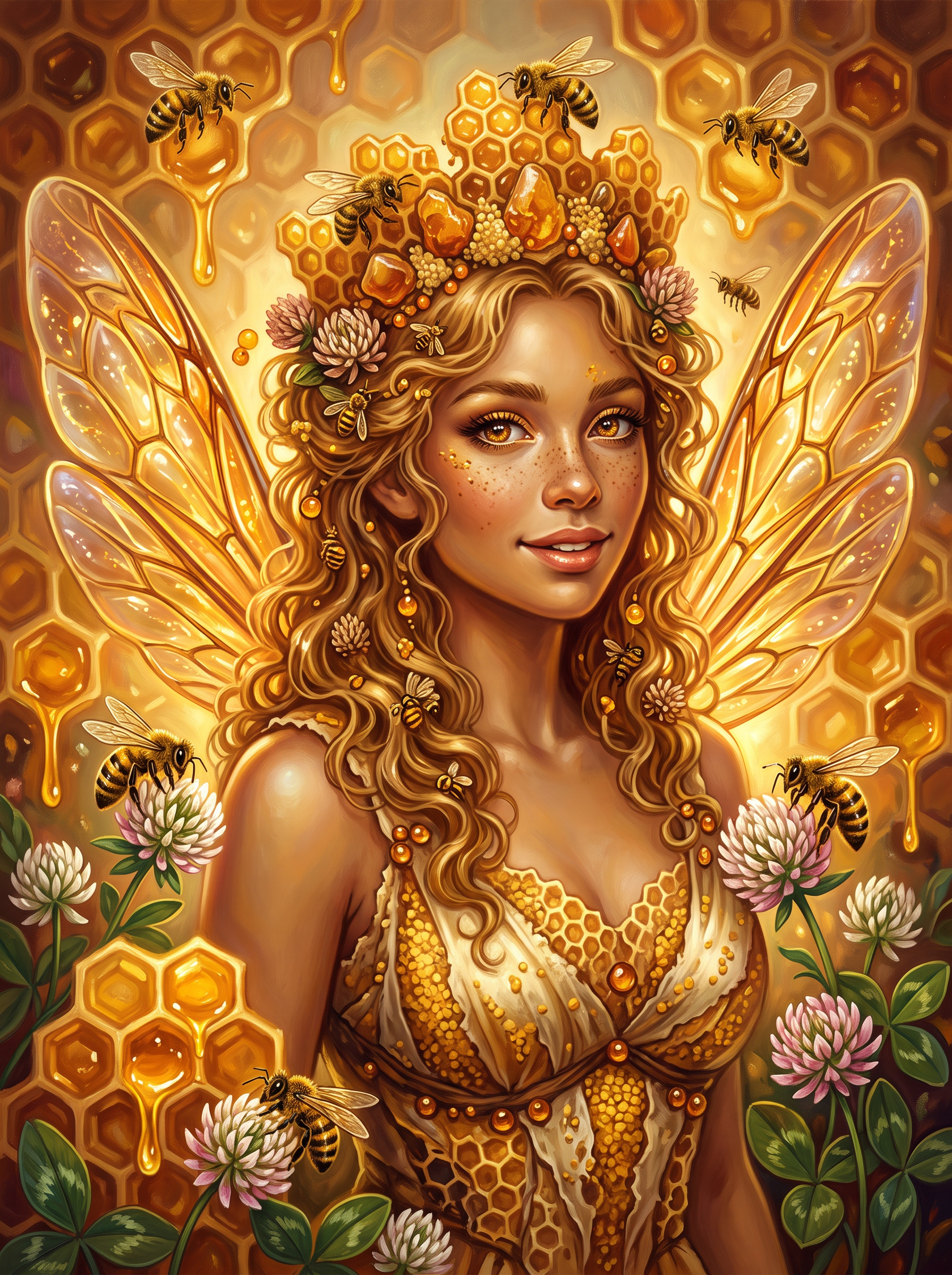 Honeycomb Bee Fairy II