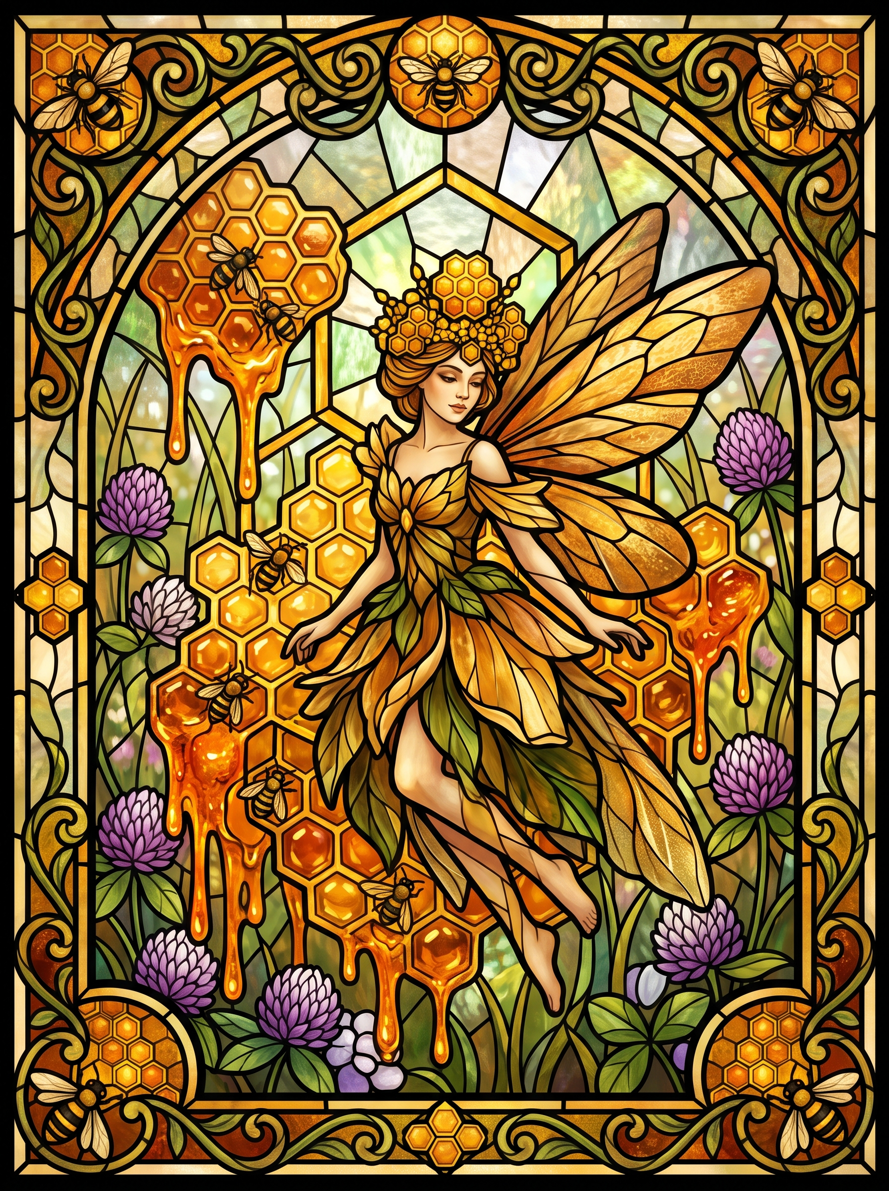 Honeycomb Crown Fairy