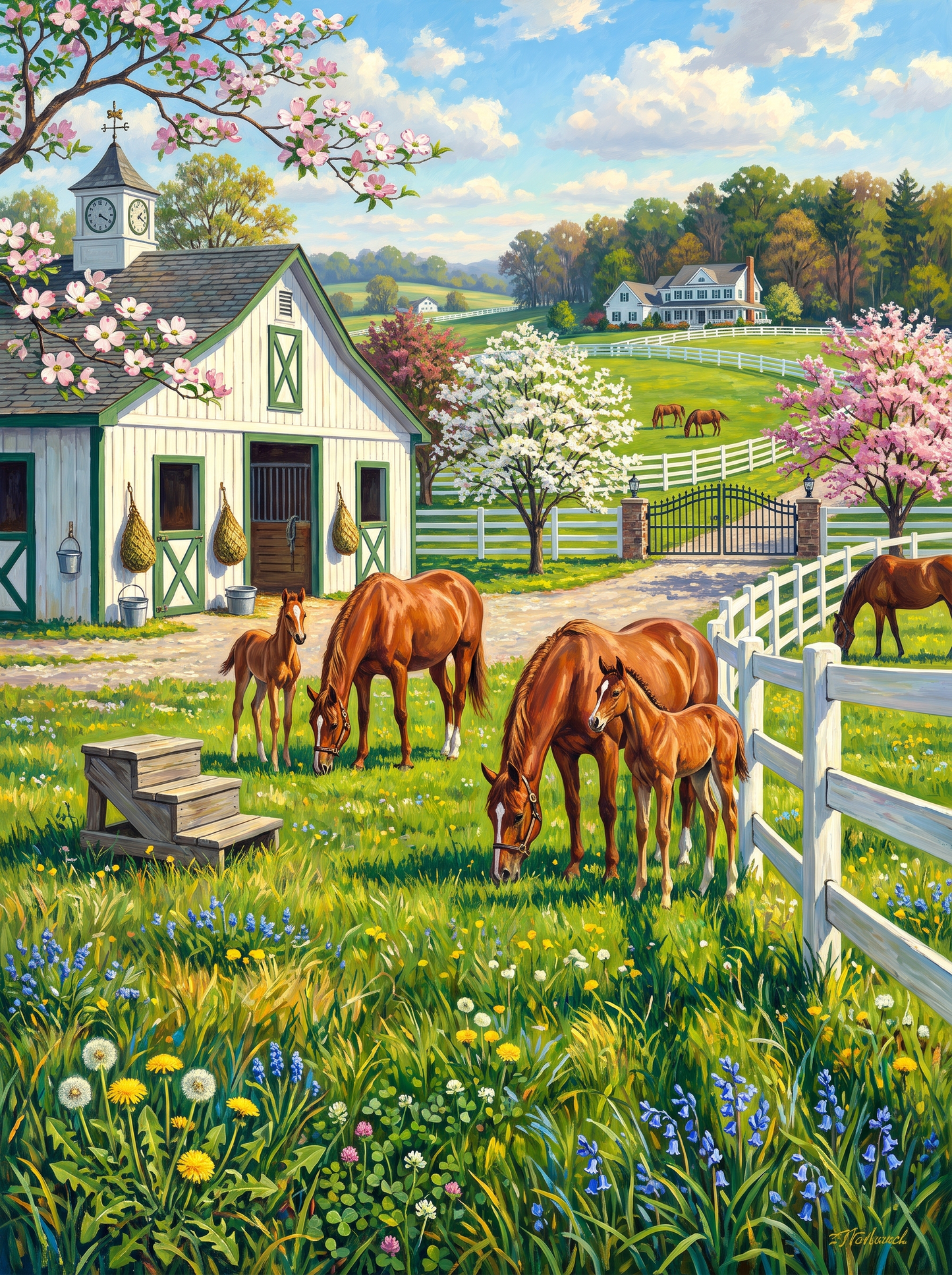 Horse Paddock Spring