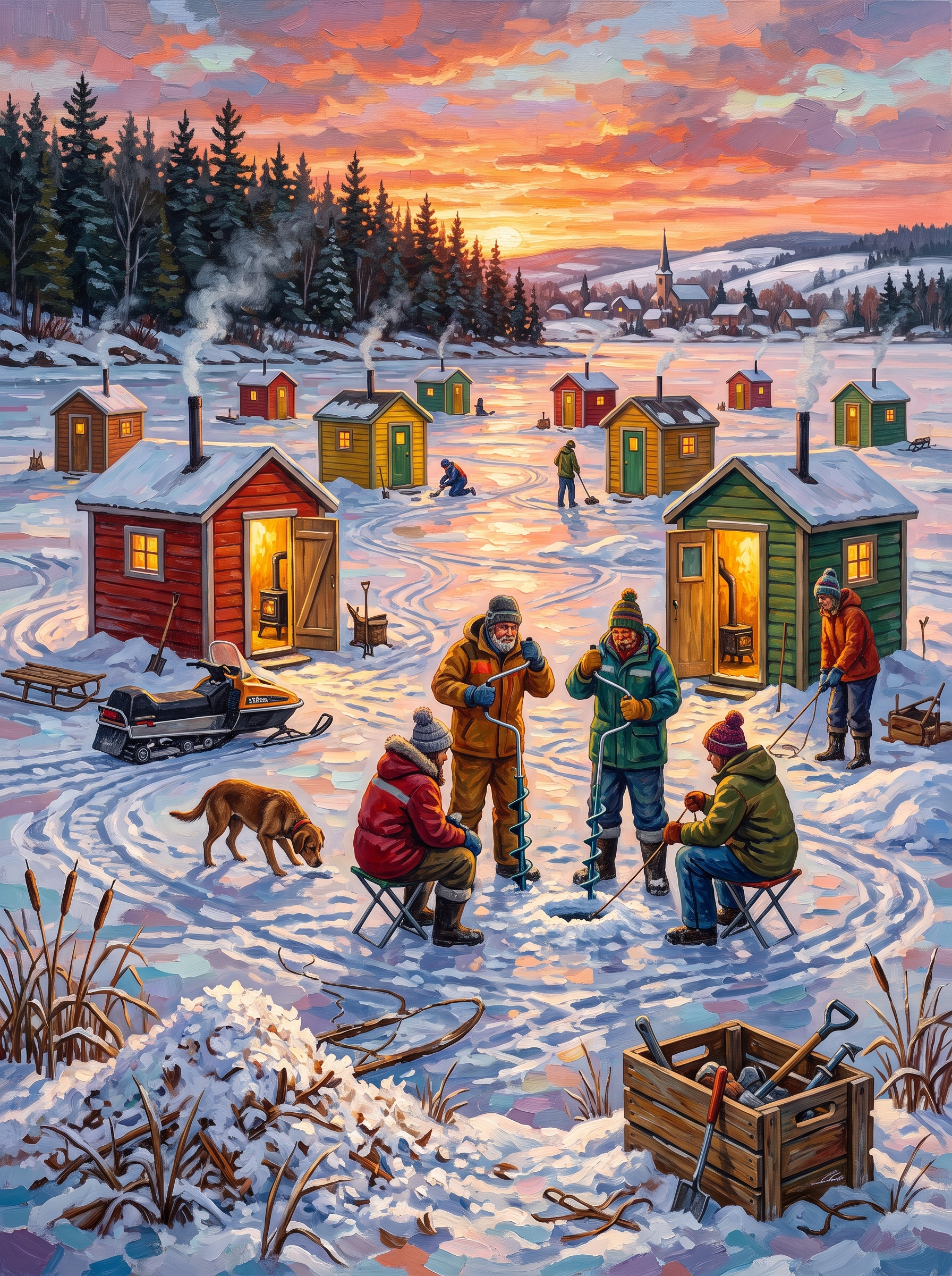 Ice Fishing Huts
