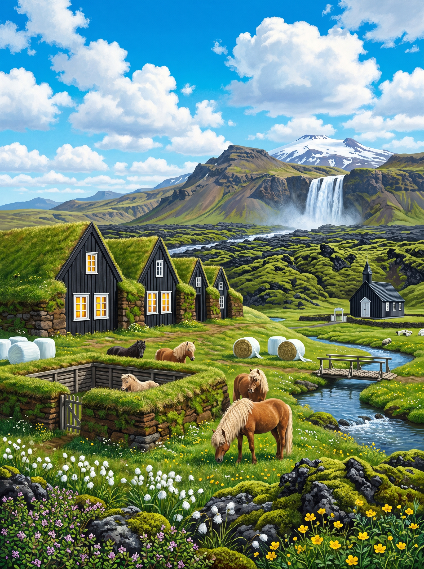 Icelandic Turf Farm