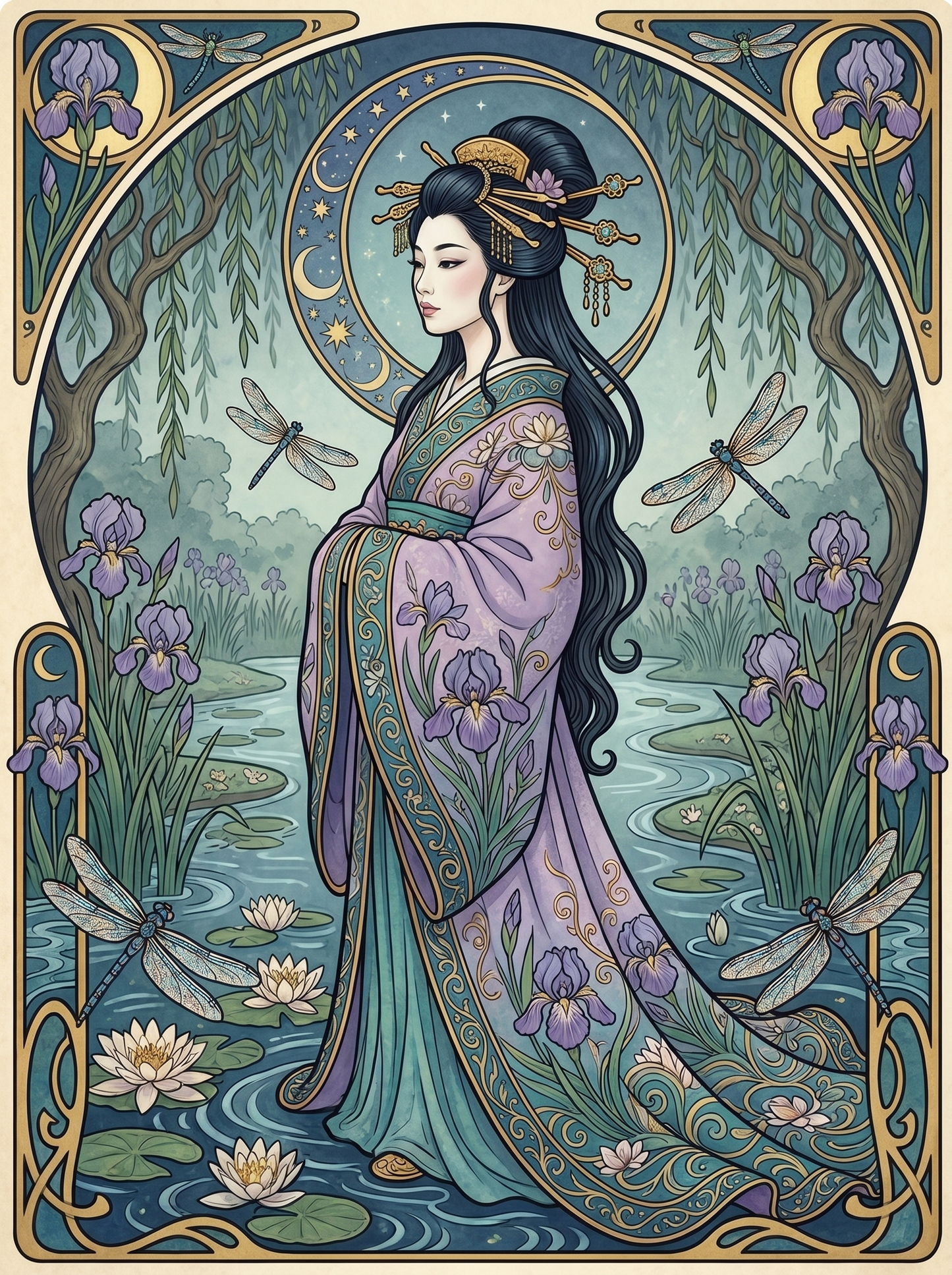 Iris Dragonfly Maiden (80 Colors)