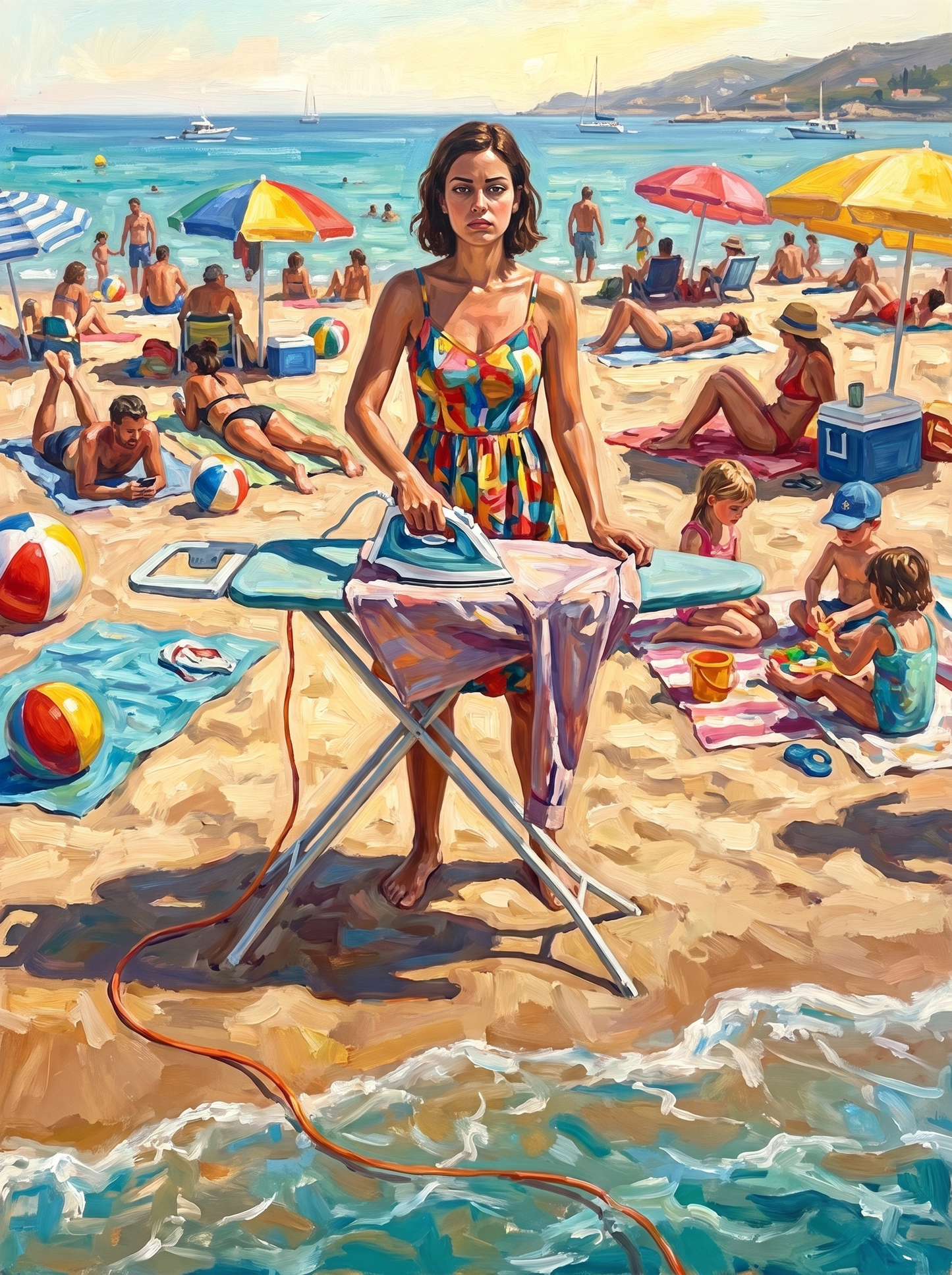Pressed by the Sea