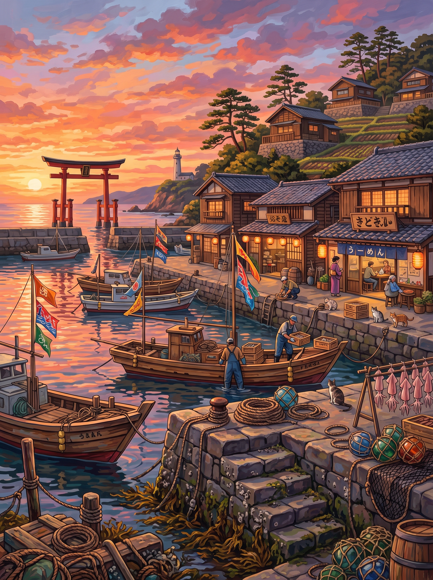 Japan Fishing Harbour