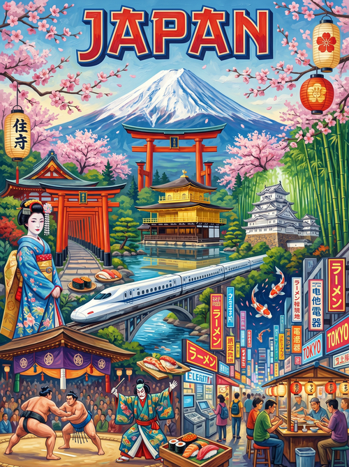 Japan Land of the Rising Sun