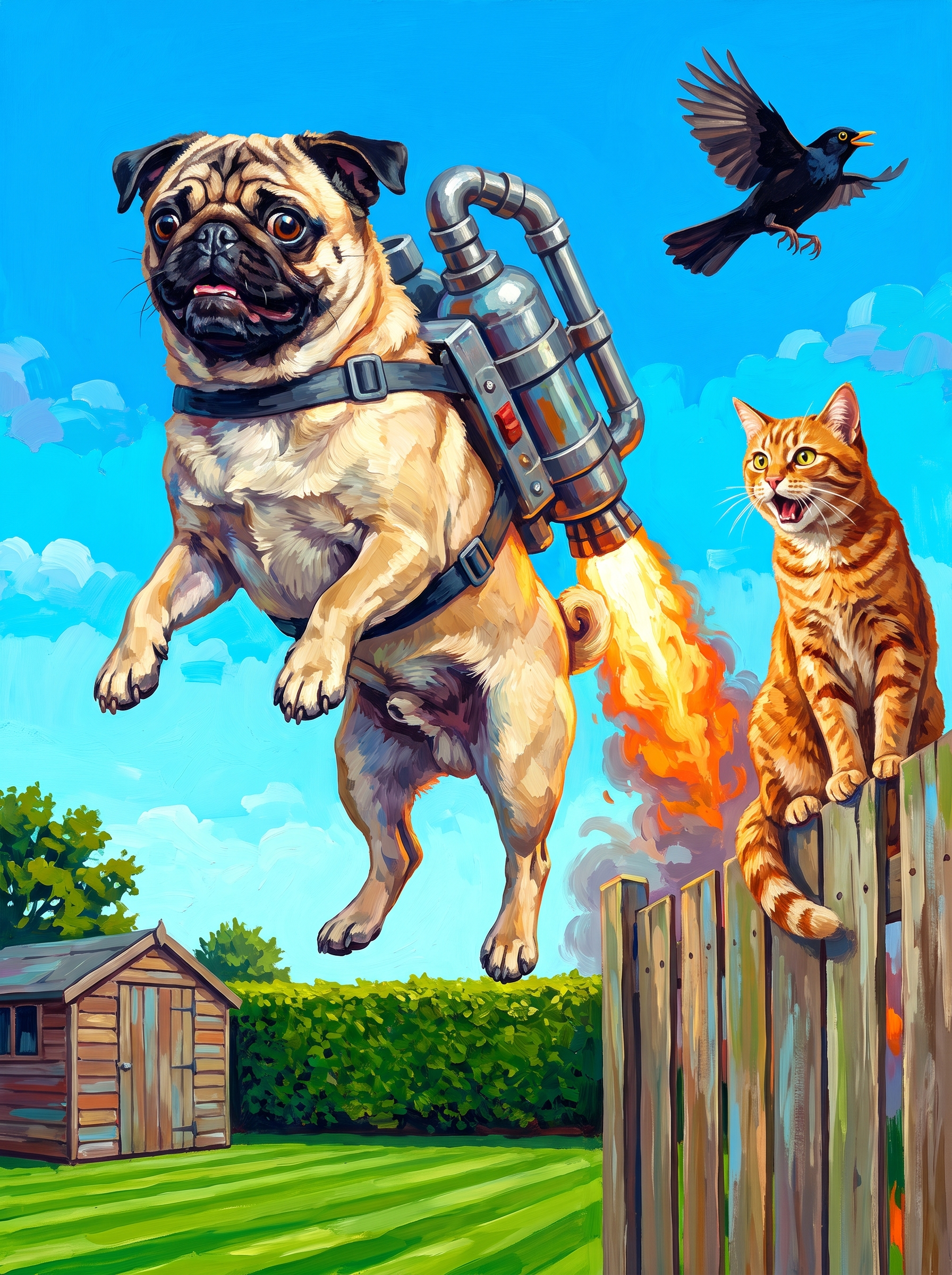 Jetpack Pug