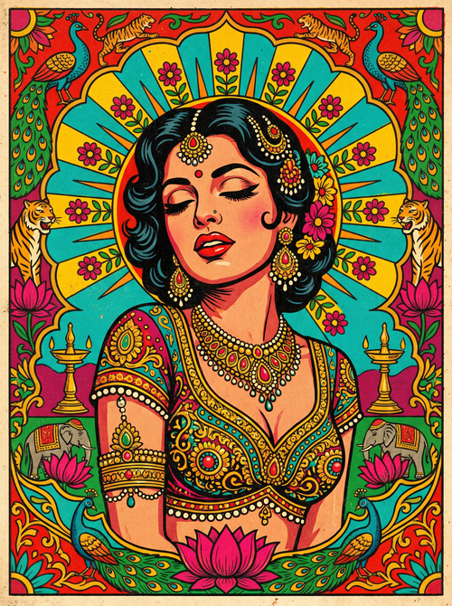 Jeweled Crown Maiden (150 Color Diamond Painting)