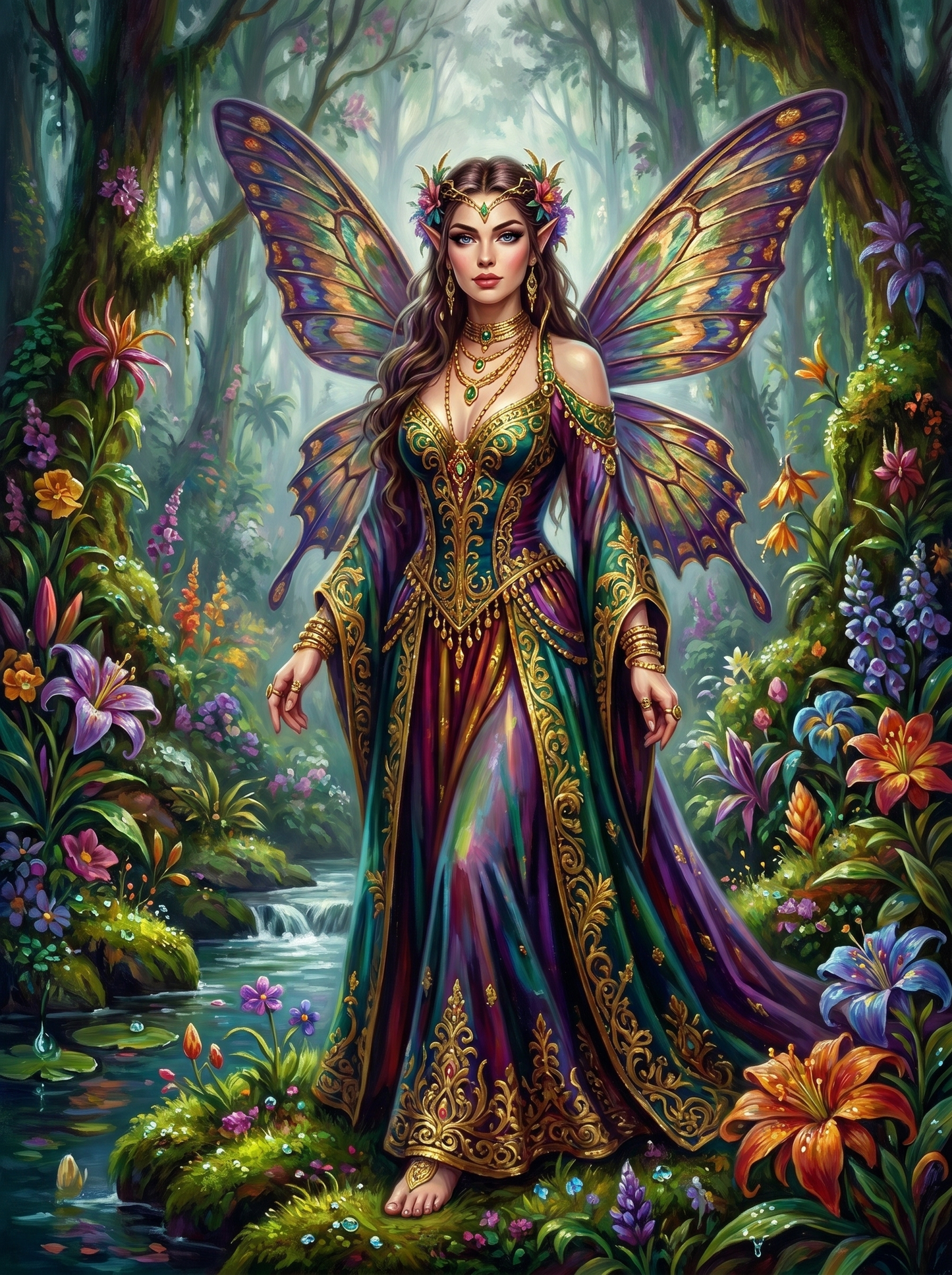 Jeweled Fairy Queen Garden (150 Color Diamond Painting)