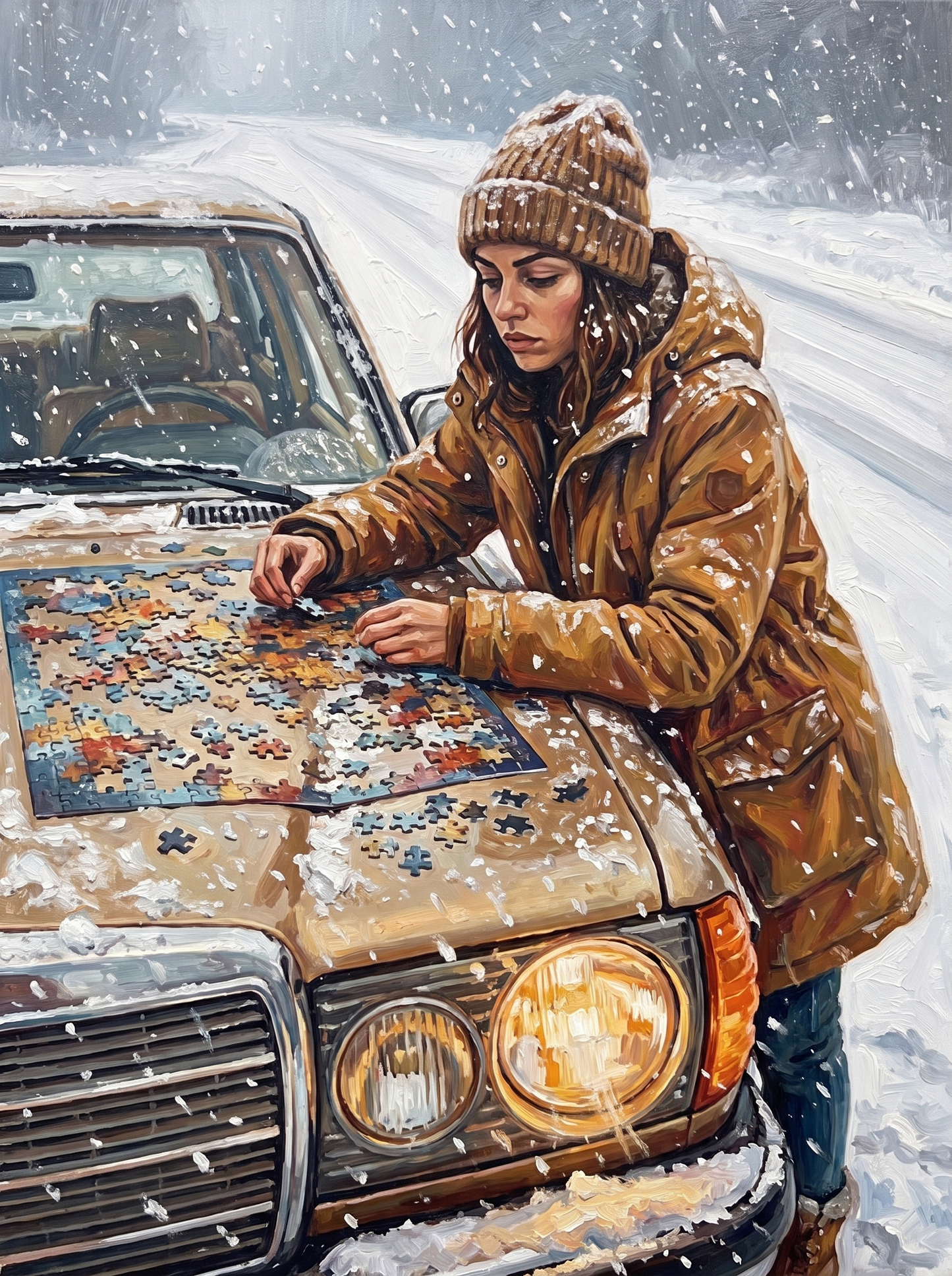 Puzzle on the Bonnet