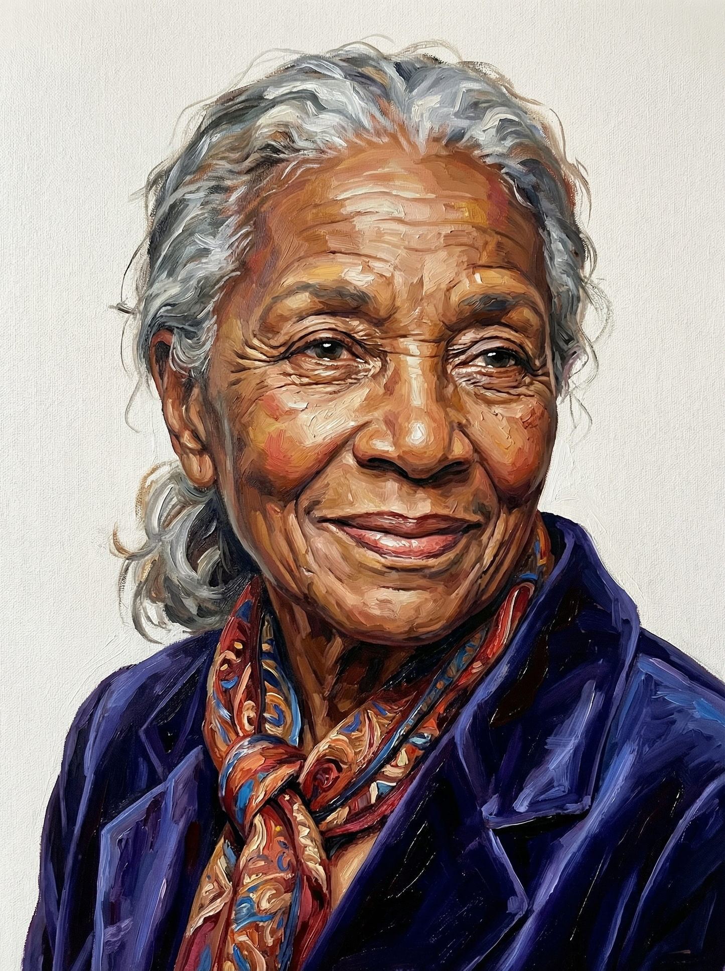 Joyful Senior Lady (100 Color Diamond Painting) Diamond Painting kit