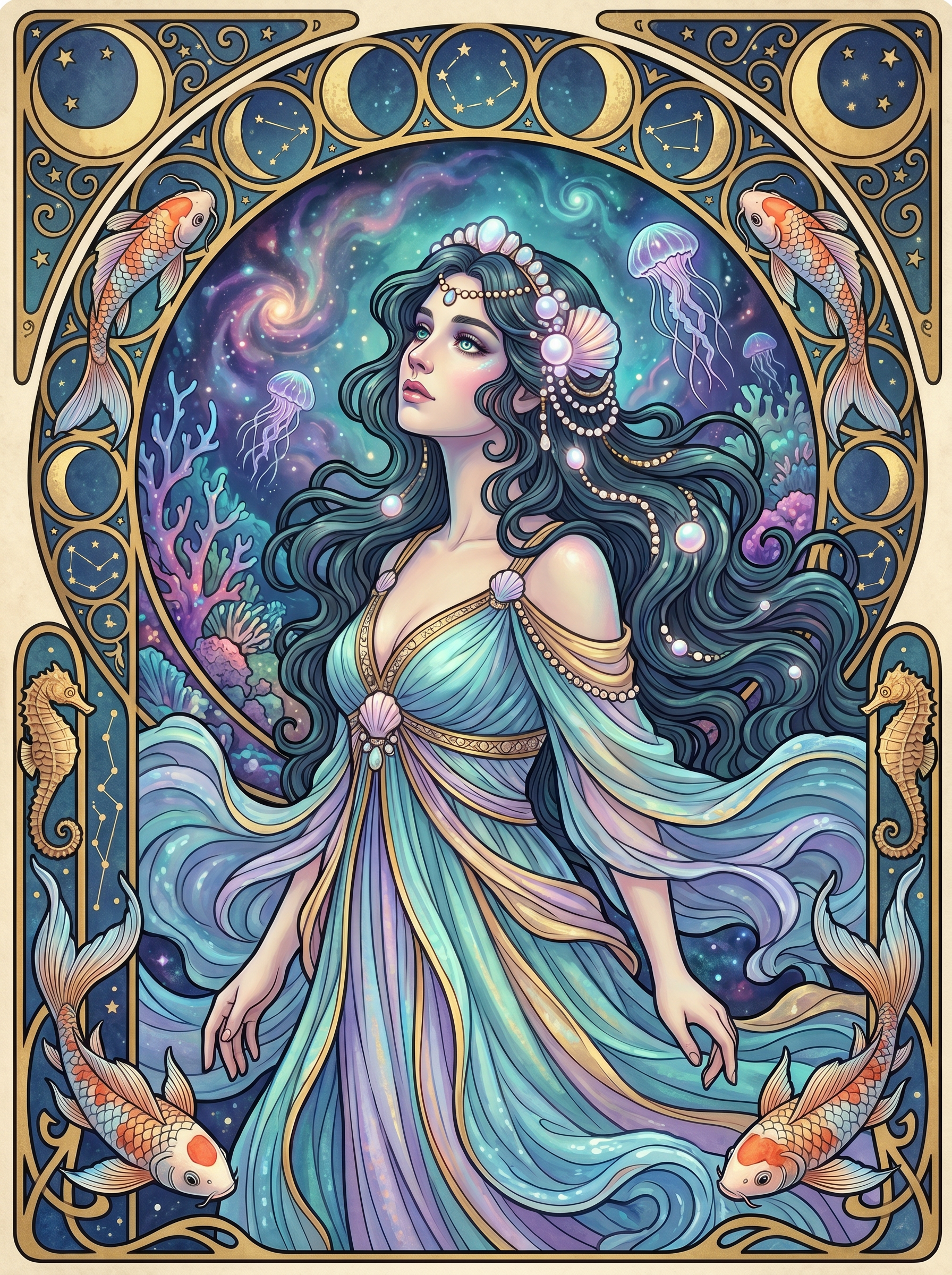 Koi Seahorse Ocean Maiden (80 Colors)