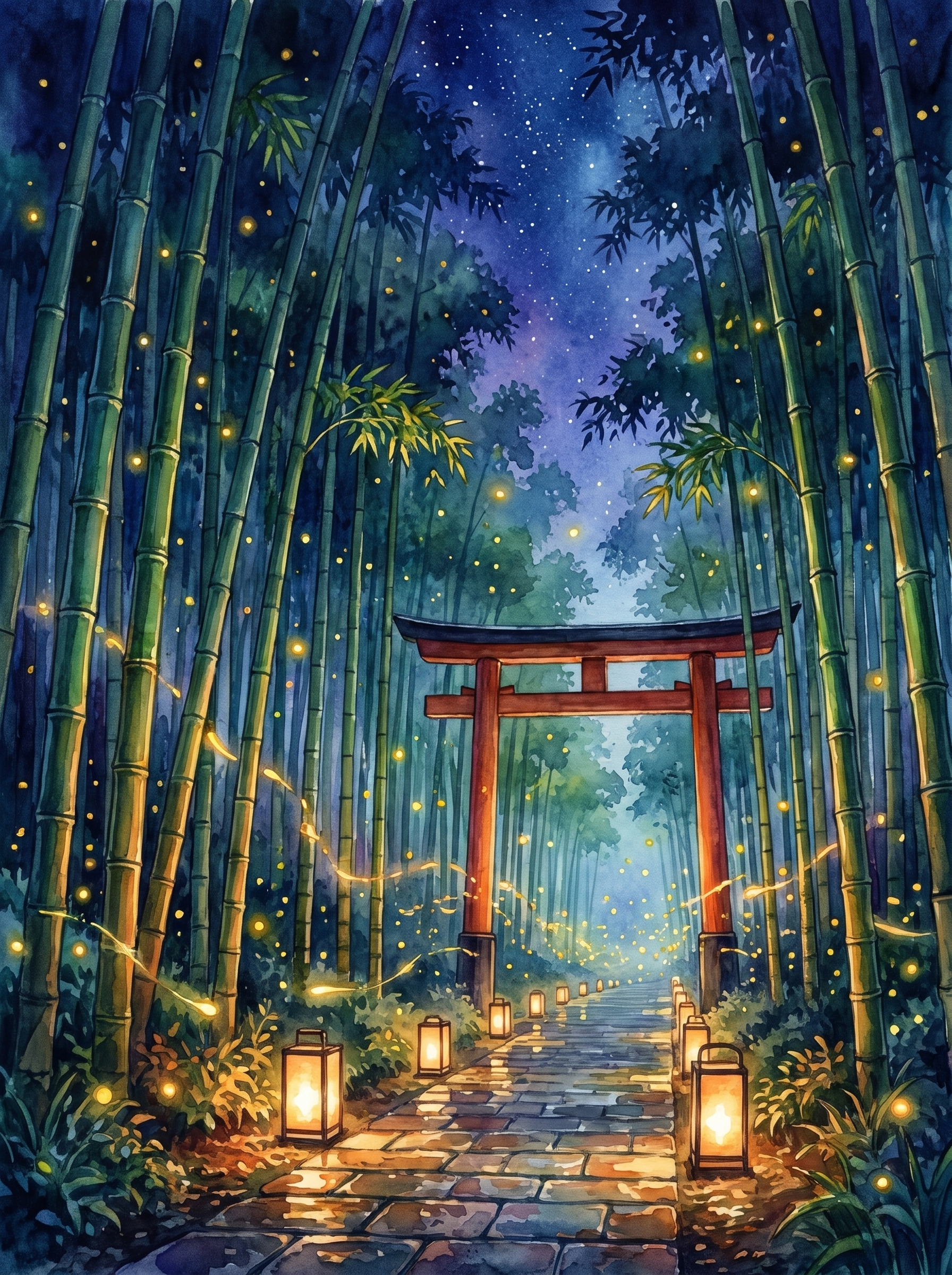 Bamboo Lantern Night, Kyoto