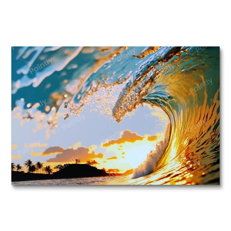 Sunlit Wave (Diamond Painting) Diamond Painting kit