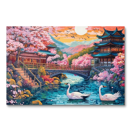 A Japanese Ode to Nature and Spirituality (Diamond Painting) Diamond Painting kit