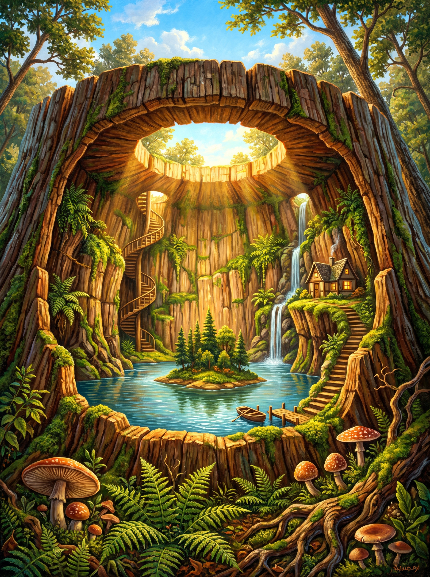 Lake in the Stump