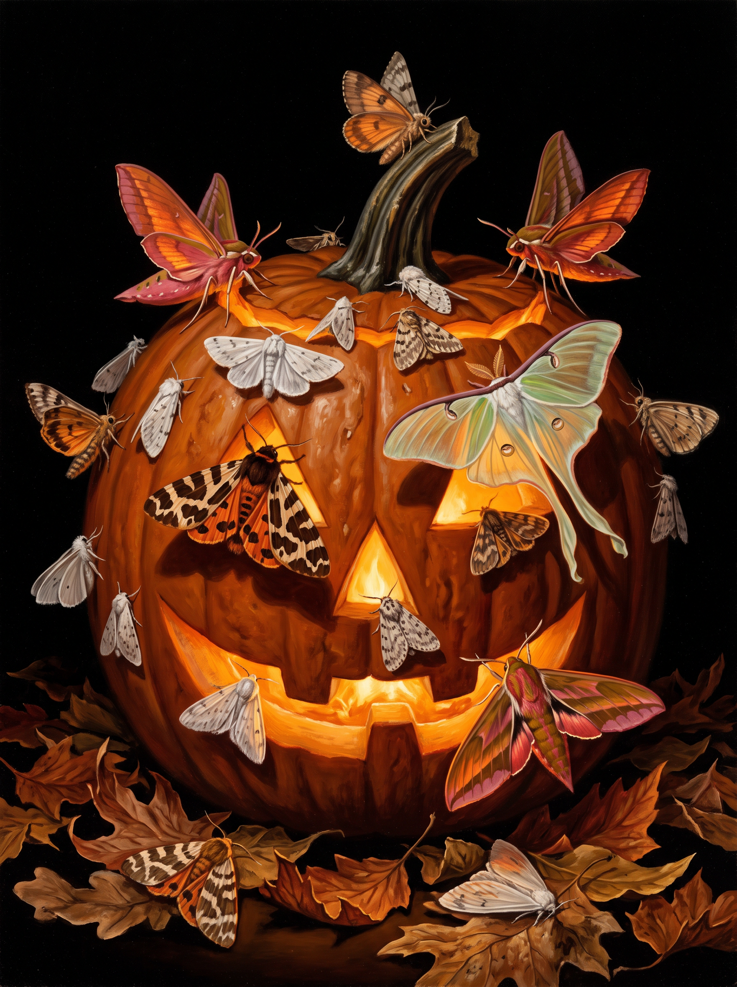 Lantern and Moths