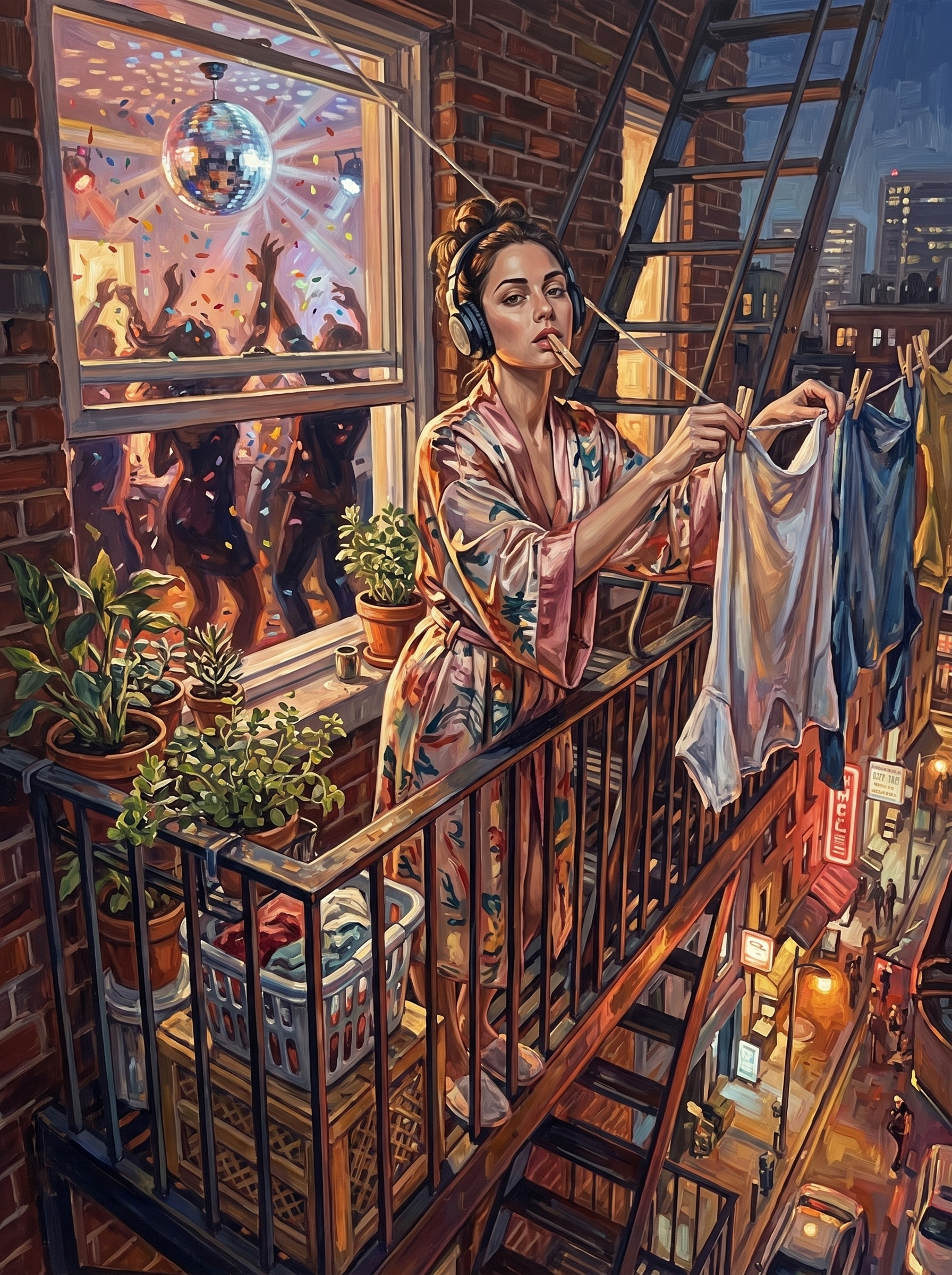 Party on the Fire Escape