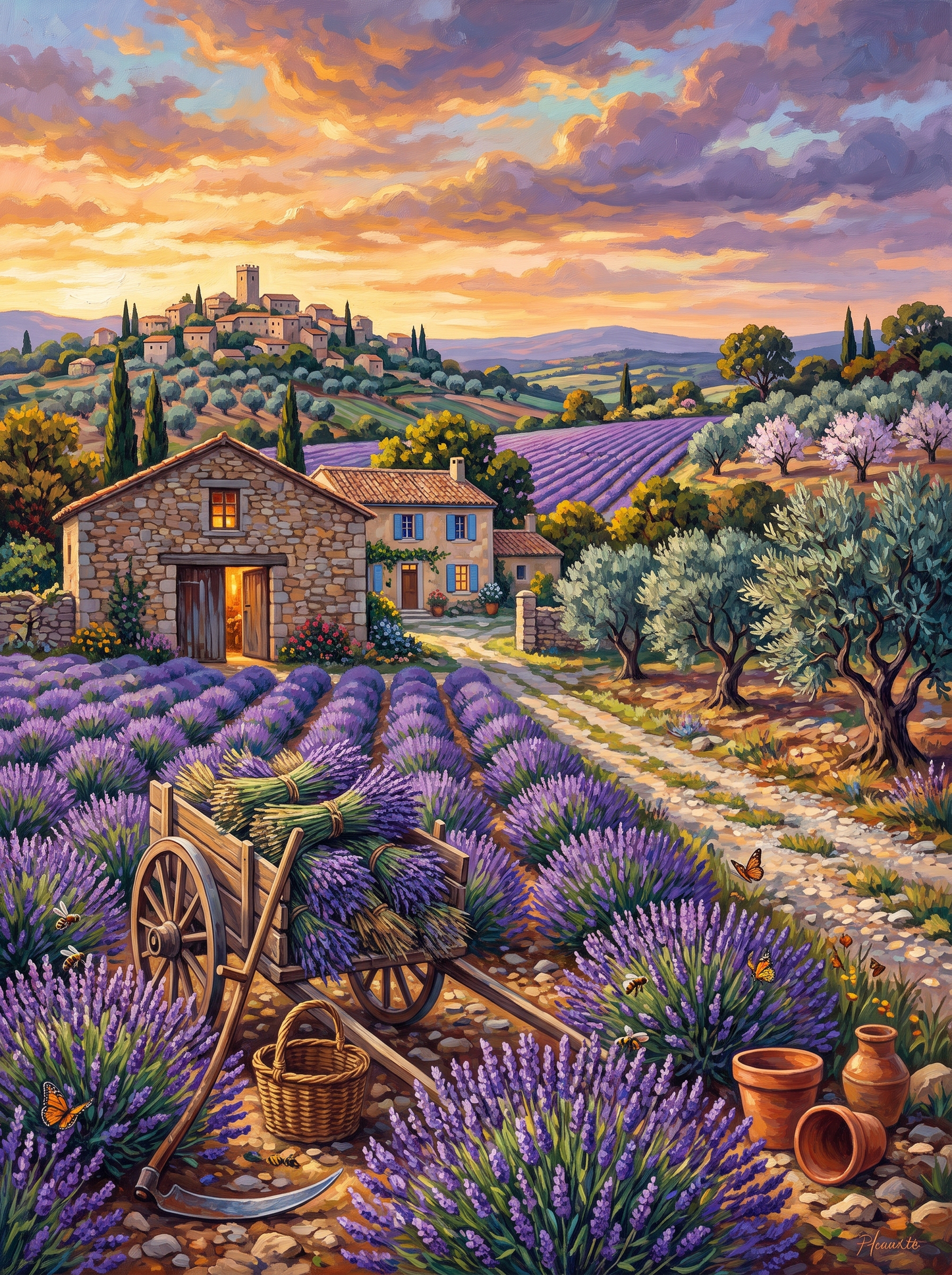 Lavender Farm Golden
