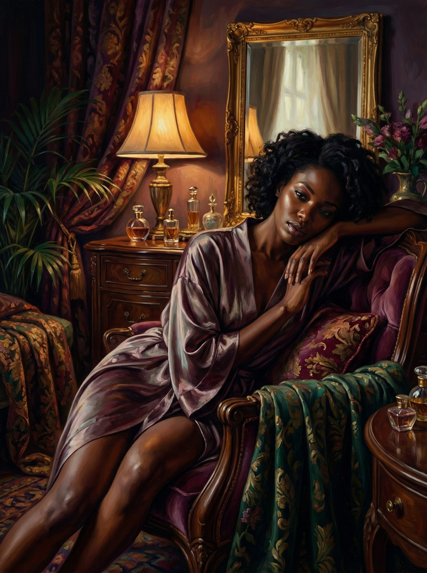 Lavender Robe Elegance