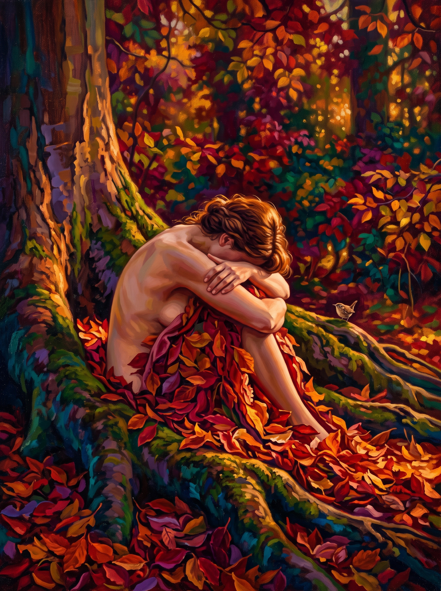Leaves of Scarlet and Copper
