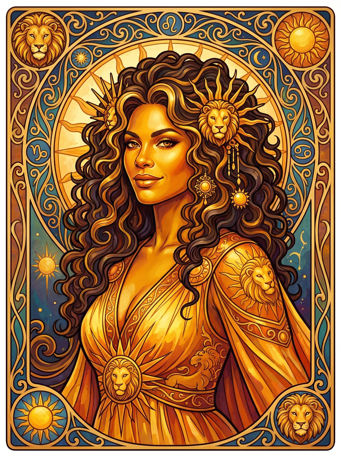 Leo Sun Lion Maiden (80 Colors)
