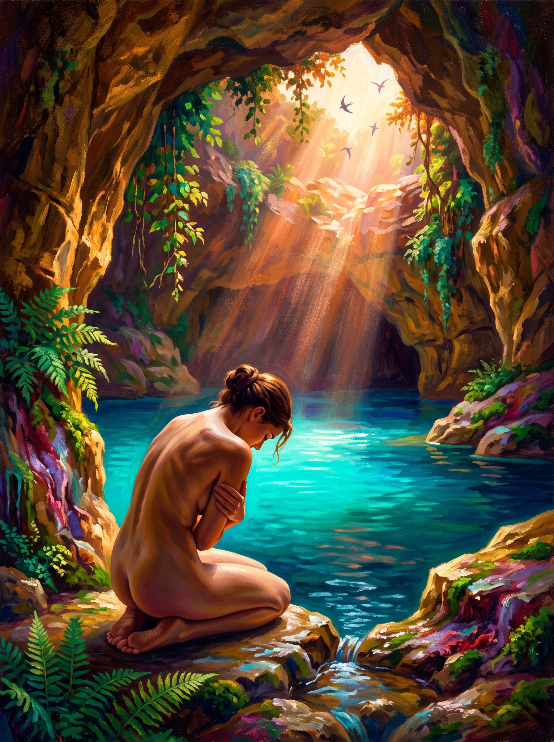 Light Through the Cave