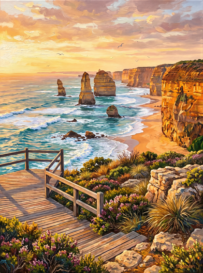 Limestone Sea Stacks
