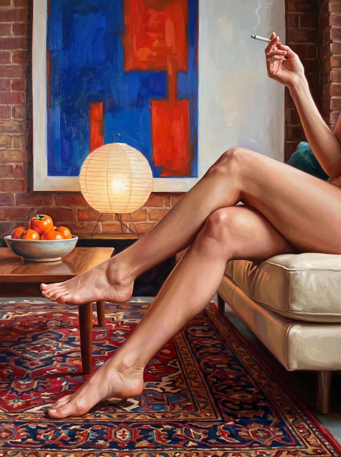 Loft Canvas and Persimmons