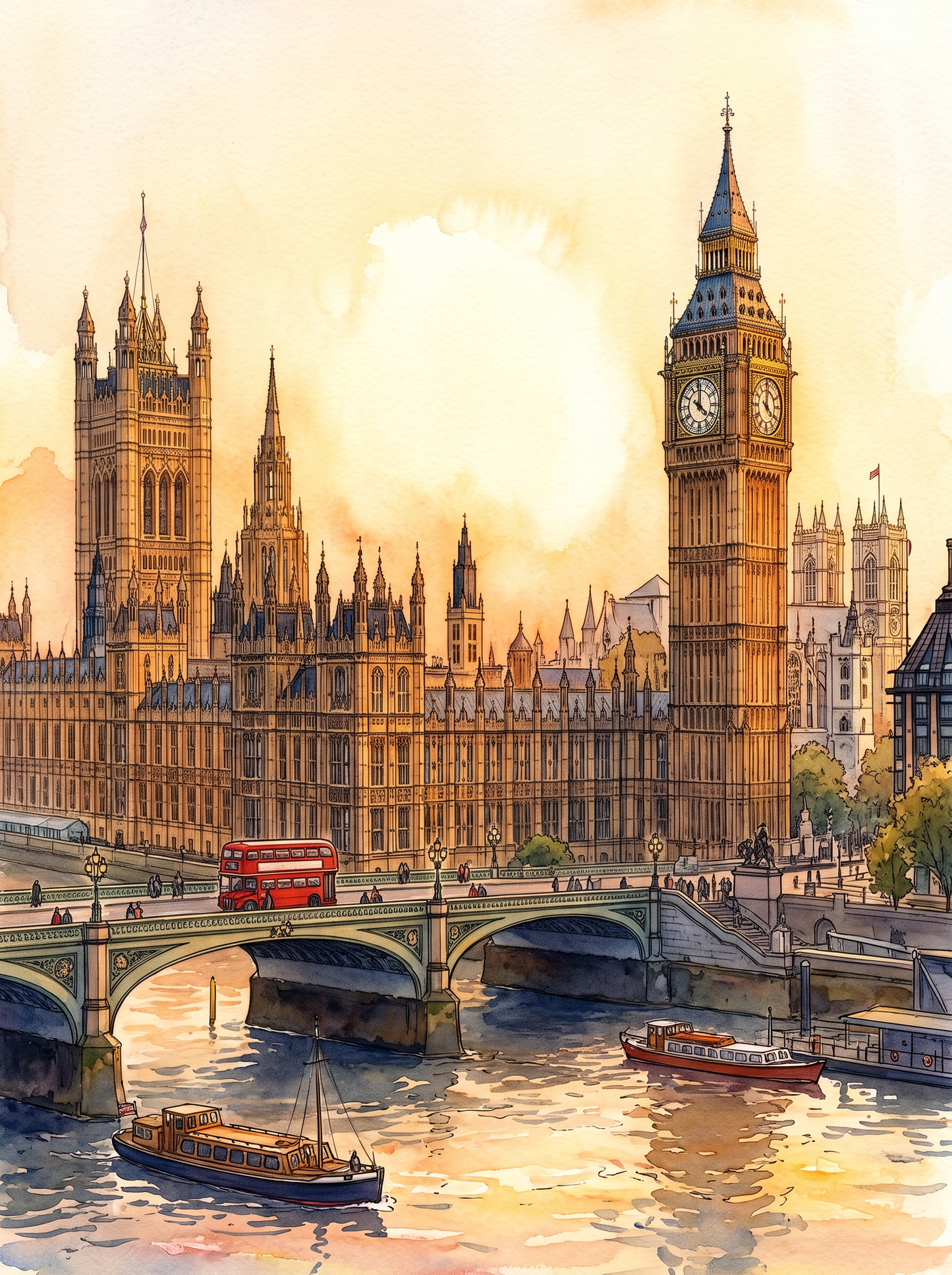 Big Ben and Parliament, London