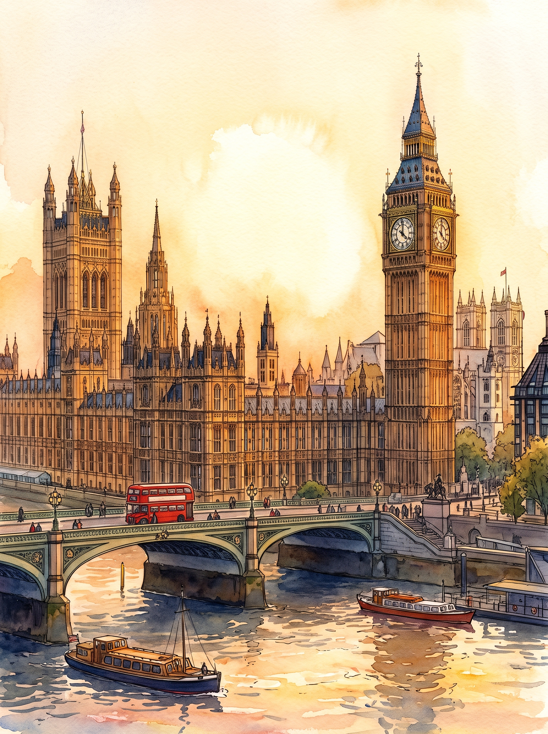 Big Ben and Parliament, London