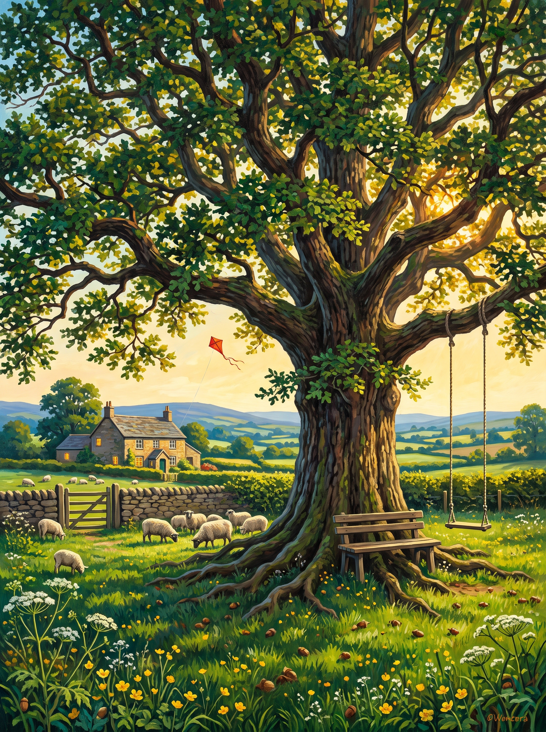 Lone Ancient Oak
