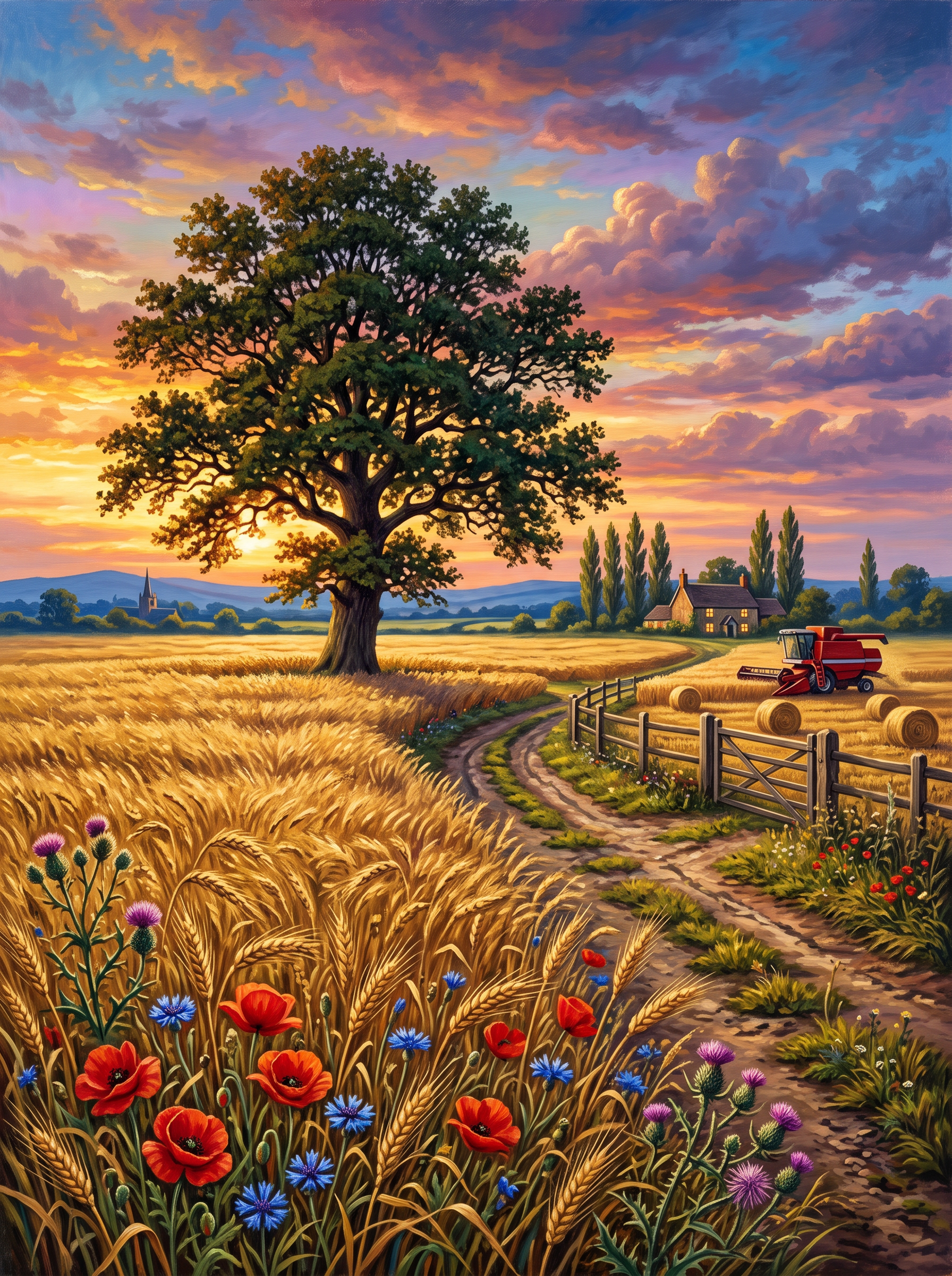 Lone Tree Wheat Field